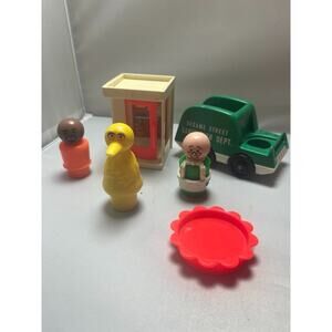 1970s Fisher Price Sesame Street Replacement Pieces People